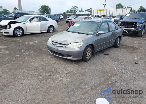 2005 Honda Civic Ex from USA, damaged, VIN 2HGES267X5H537754